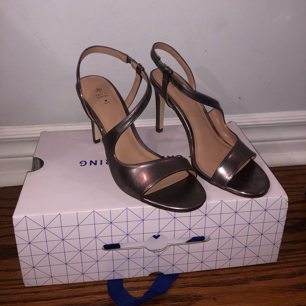 Call it spring - metallic heels